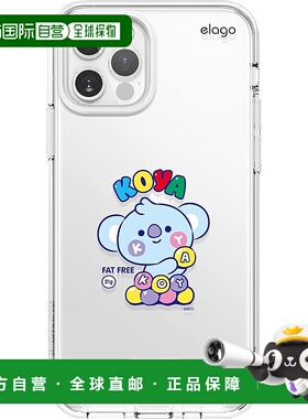 【日本直邮】elago iPhone12 Pro Max BT21 透明耐冲击壳 JELLY C