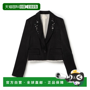 女装 仿羊毛光泽 外套 日本直邮DES 金 西装 PRES 短款 1h可退 修身