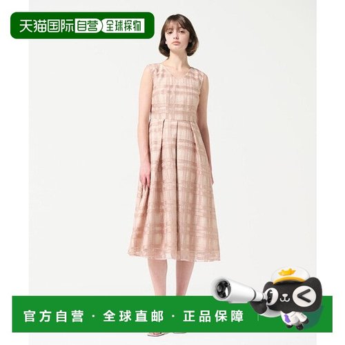 日本直邮GRACE CONTINENTAL 亮片格纹连衣裙 [84495263]