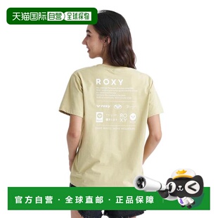 日本直邮ROXY 半袖拉什加德T恤 HISTORIA DEL LOGO 运动T恤