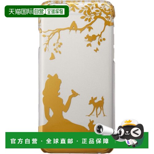 【日本直邮】宜丽客 iPhone 6S/6 保护壳 苹果纹理金色公主款 PM-