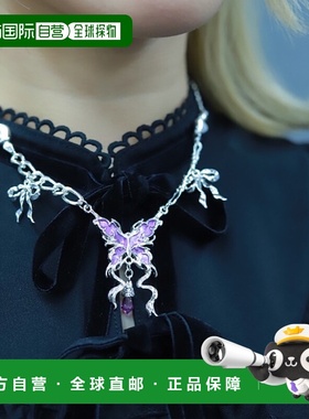 1h可退 日本直邮axes femme POETIQUE 女士 半夜丝带风格项链 设