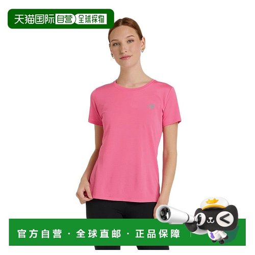 日本直邮 New Balance Core 跑步短袖T恤 健身跑步衫 WT51244DAB