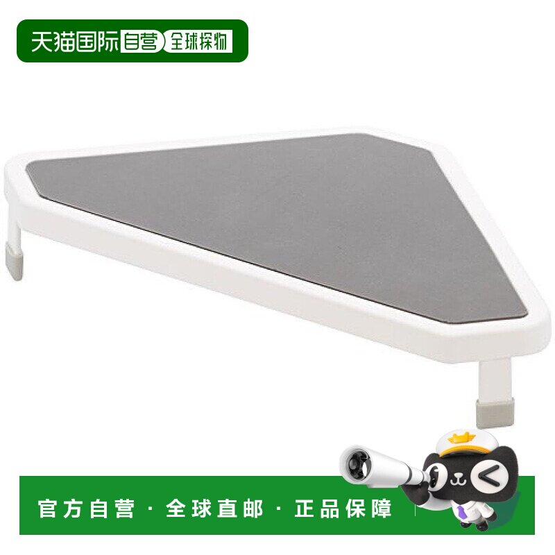 【日本直邮】山崎实业 火炉火灶旁角放置东西用架 白色 Plate 356