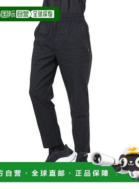 日本直邮 New Balance 男士斜纹渐缩长裤 AMP41580BK 长裤 黑色