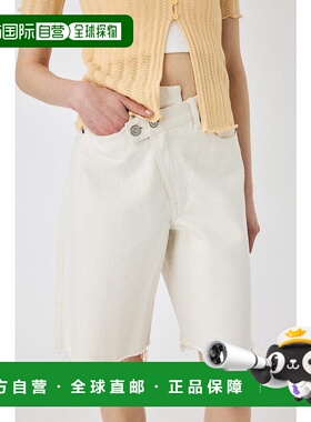 日本直邮MOUSSY CROSS WAIST 半长裤 [上衣 蓝色] MO1164EW035779