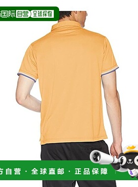 【日本直邮】ASICS POLO衫 柔软弹性舒适男女皆可橙色/蓝色LL CHM