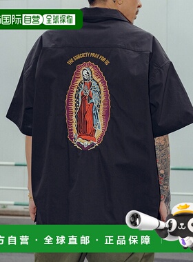 1h可退 日本直邮Subciety 男女同款理发师风格衬衫 10522921纯棉