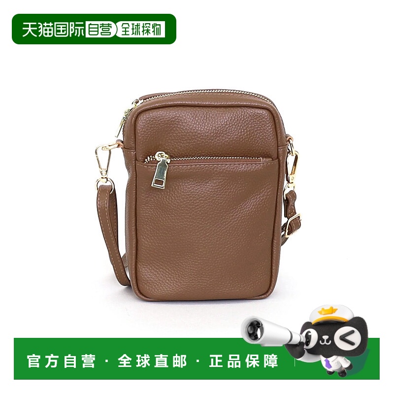 1h可退 日本直邮COOCO 女士牛皮缩纹竖款迷你单肩包 2513111302