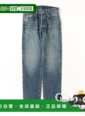 1h可退 日本直邮MINEDENIM 男装 标准直筒 14oz丹宁复古水洗牛仔