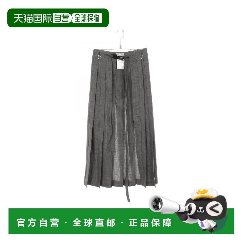 日本直邮中古Dior迪奥男S级99新skirt裙子羊毛裙子灰色图片