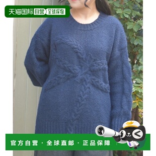 女装 宽松版 型 1h可退 针织衫 femme 长款 蝴蝶结编 日本直邮axes