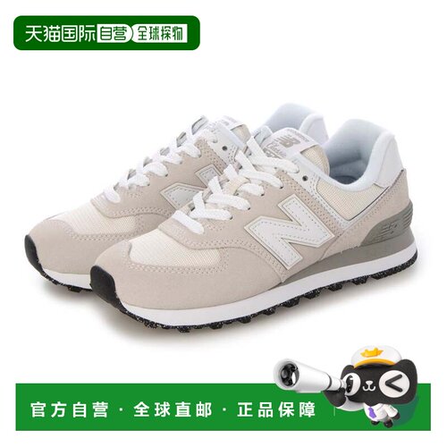 日本直邮New Balance 休闲鞋 WL574EVW 白灰运动鞋
