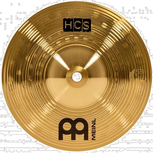 自营｜MEINL镲片HSC架子鼓水镲8寸金色乐器配件方便携带结合