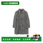 日本直邮中古Miu Miu缪缪女A级95新coat风衣外套羊毛外套黑色