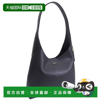 日本直邮COACH BROOKLYN 女士皮革托特包 黑色 CU068B4BK