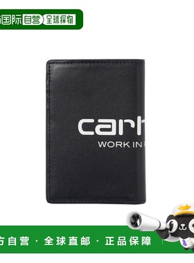日本直邮CARHARTT WIP VEGAS 竖款钱包 - 黑色/白色