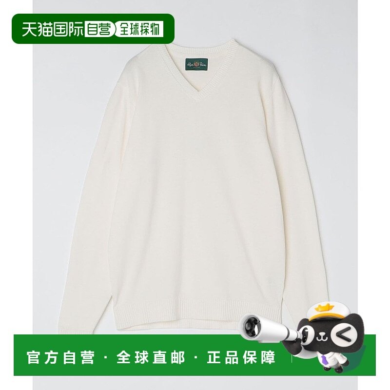 日本直邮SHIPS ALANPAINE 14 gauge纯棉V领针织衫 SH8611EM041014