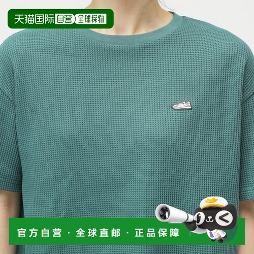 日本直邮New Balance 女士华夫格短袖T恤 速干运动上衣 AWT55067