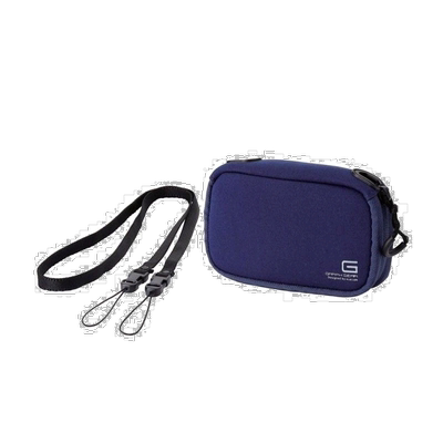 【日本直邮】宜丽客数码相机包 软壳附颈带潜水材质M尺寸蓝色