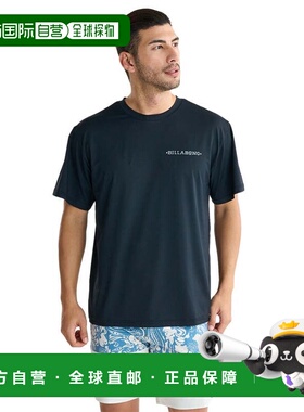 日本直邮BILLABONG AIR DRY男士半袖防晒T恤[BF01A855] 黑色速干