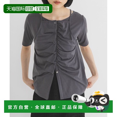 ASYMETAC LAYERED TEE 不对称层叠设计背心半袖T恤女装上衣