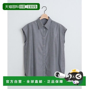 条纹翻领衬衫 女士法式 DCZ1051304A0032 日本直邮Discoat 1h可退