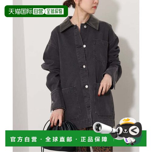 日本直邮JOURNAL STANDARD ROLLA'S 黑色牛仔工装夹克卫衣