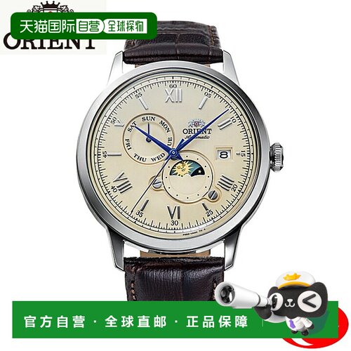 日本直邮ORIENT Bambino Sun and Moon RN-AK0803Y 机械式自动上