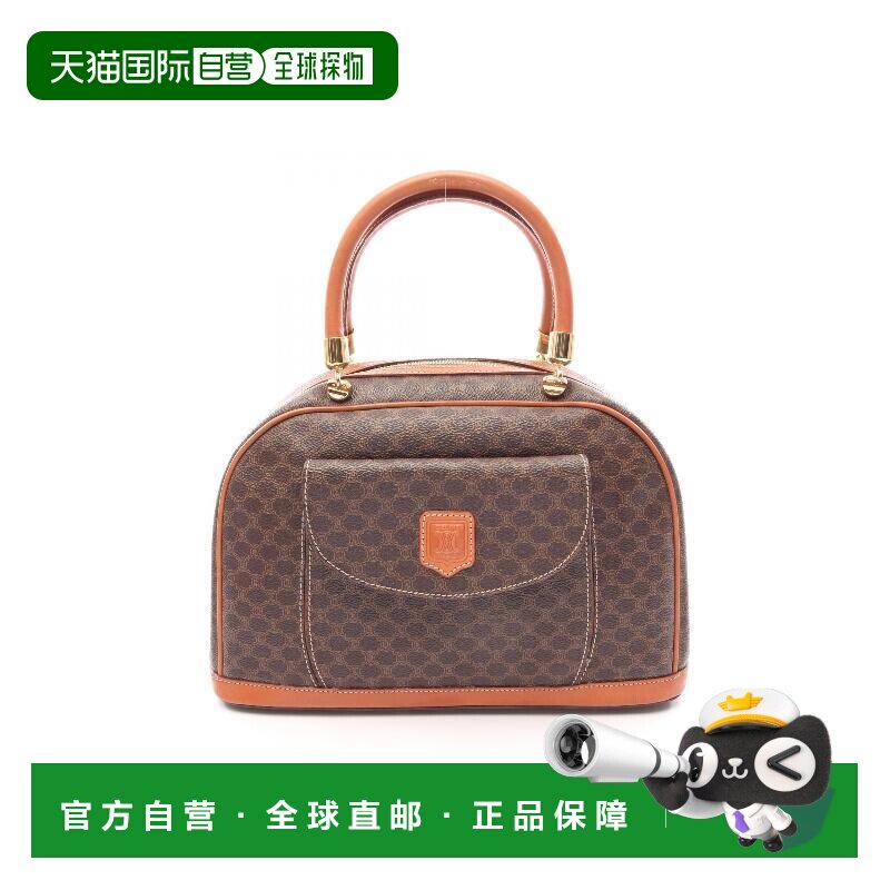 日本直邮中古vintage二奢Celine赛琳女包9新Macadam涂层/防水帆布图片