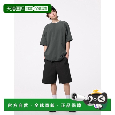 日潮跑腿GU极优 休闲短裤 09 BLACK Unisex XS 356972新款休闲裤