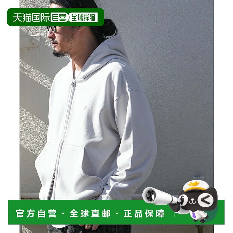 日本直邮[GY-C0439CFC] Gymphlex ZIP HOODIE 男士上衣 连帽衫 连