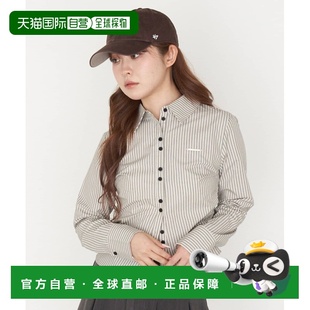 1h可退 日本直邮Ray Cassin 女装 胸前刺绣 宽松腰长衬衫 RCN1061