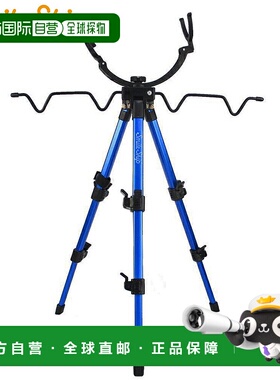 日本直邮Smile Ship 铝制三脚架迷你型3 节带杆架蓝色