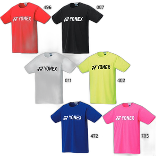 日本直邮YONEX男女干爽T恤网球羽毛球服速干抗静电YONEX 16501