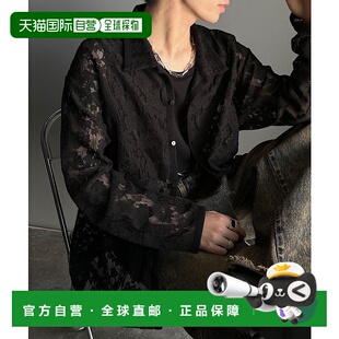 1h可退 日本直邮Classical Elf 男女同款花朵蕾丝透视长袖衬衫 cm