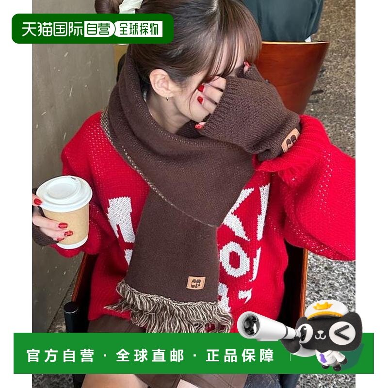 1h可退 日本直邮官方授权 CIAOPANIC 混色图案流苏围巾