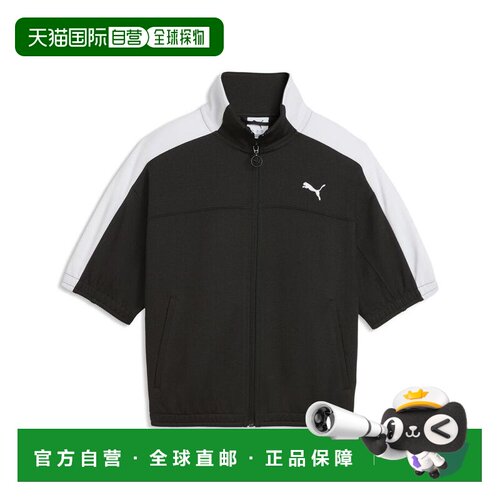 日本直邮PUMA 卫衣 黑色 W T7 SS JACKET FULL ZIP彪马短袖