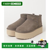 日本直邮UGG 女士 经典 1h可退 迷你厚底靴 361716251201