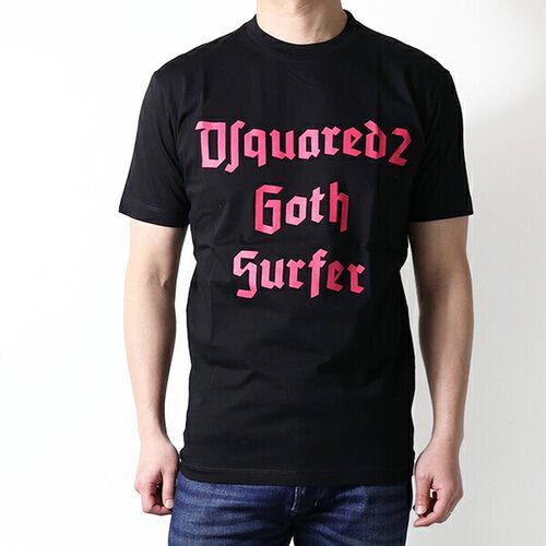 日本直邮Dsquared2 D2 哥特冲浪T恤 S74GD1085 S23009 男士短袖圆