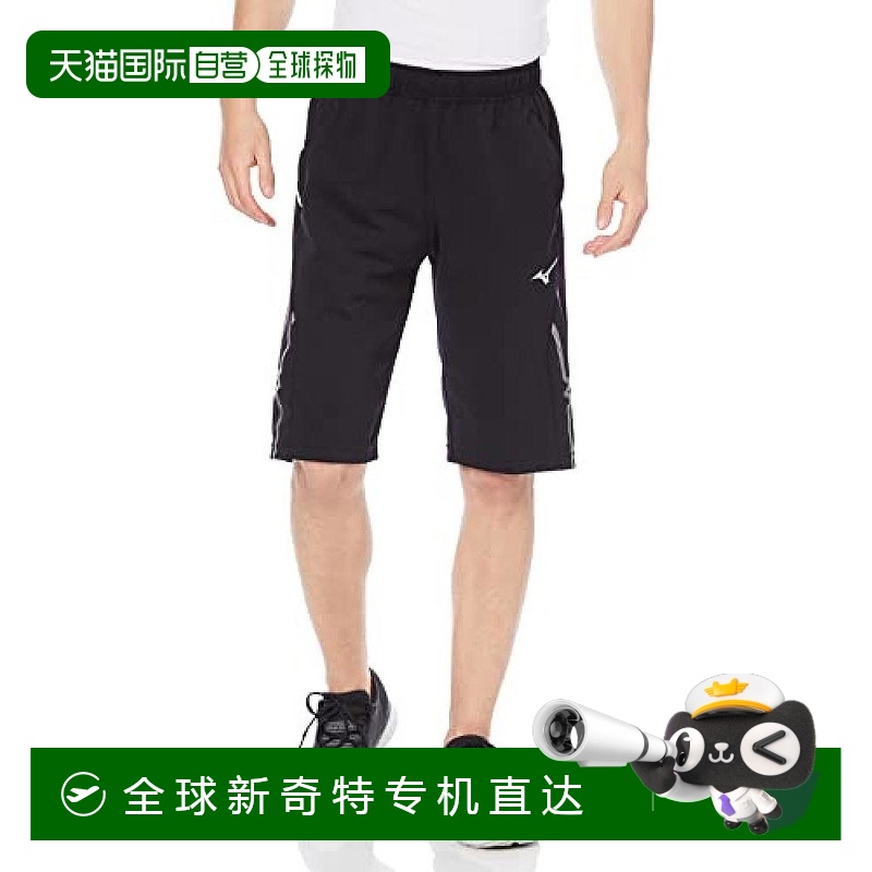【日本直邮】美津浓MCLINE男士修身款中筒短裤32MD2111深蓝/白色S