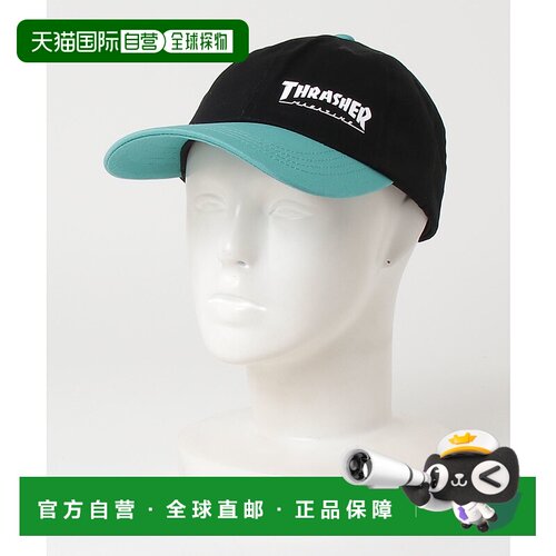 1h可退 日本直邮THRASHER 男女通用硅胶标志棉质休闲棒球帽 DS201