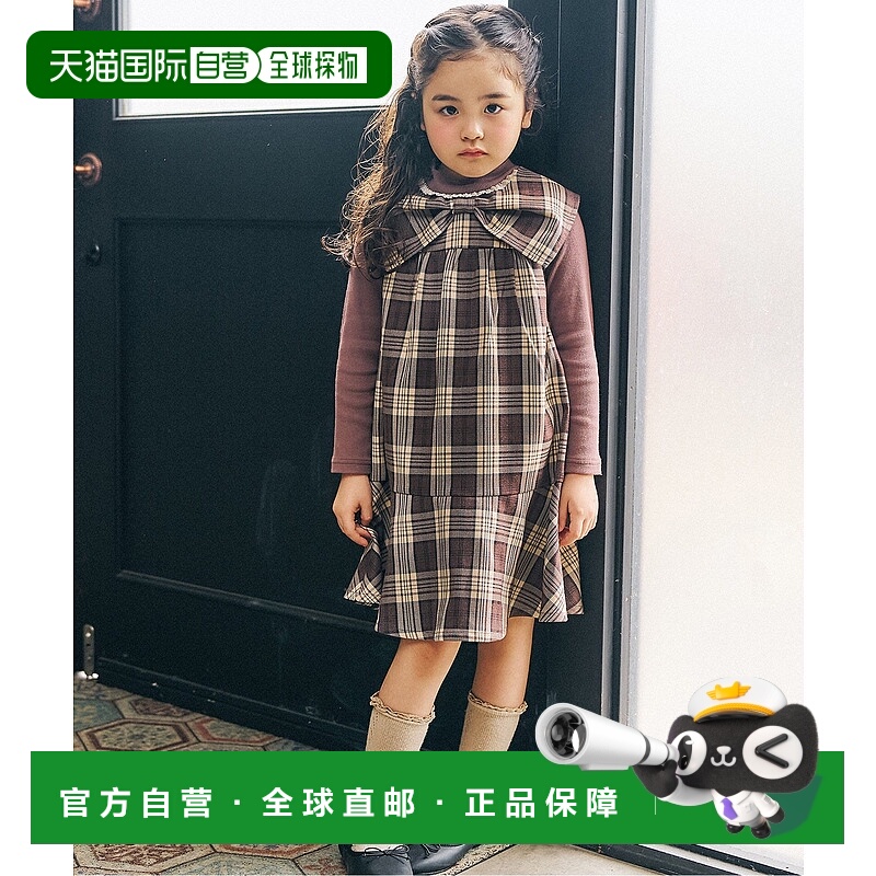 1h可退 日本直邮Seraph 儿童3way蝴蝶结连衣裙 S417045