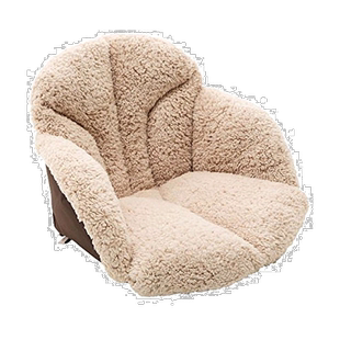 【日本直邮】Cogit 坐垫 可以包住腰部毛坐垫 米色