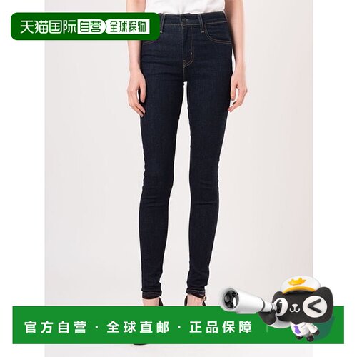 日本直邮levi’s Levi's 721(TM) 高腰紧身牛仔裤 深色靛蓝漂洗 [