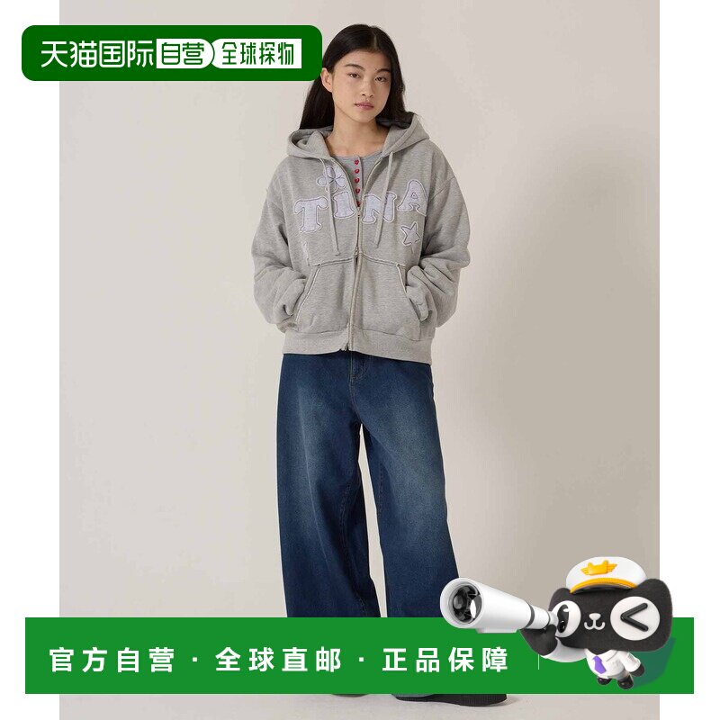 1h可退 日本直邮TINA:JOJUN 女装 宽松版型 锁边卷边设计 BAGGY牛