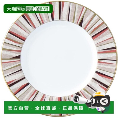 【日本直邮】NARUMI 盘子 碟子 鲨鱼皮 16cm 橙色 现代简约设计