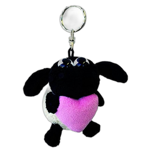 【日本直邮】NICI 绵羊肖恩 10厘米 钥匙扣 挂件 家居装饰礼物