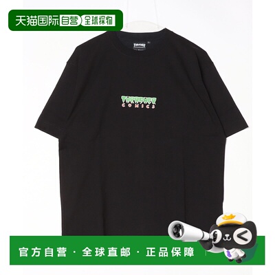 1h可退 日本直邮THRASHER 女士 漫画LOGO宽松T恤 THML24SPSST02