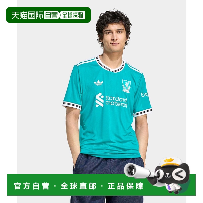 1h可退 日本直邮adidas男装利物浦FC 25/26第三客场球衣宽松设计J